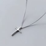 Simple Cross Pendant Necklace