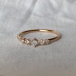 Princess Cut Stacking Ring
